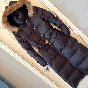 Laundry Shelli Segal Puffer Coat w/fur Hood